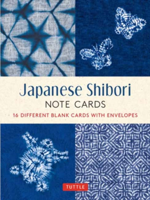 Book cover of: Japanese Shibori, 16 Note Cards. By: Tuttle Tuttle Publishing