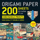 Book cover of: Origami Paper 200 sheets Japanese Hiroshige Prints 6.75 inch. By: Tuttle Publishing