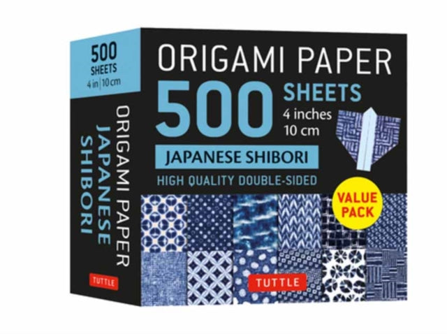 Book cover of: Origami Paper 500 sheets Japanese Shibori 4" (10 cm). By: Tuttle Tuttle Studio