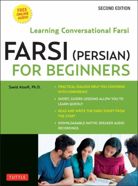 Book cover of: Farsi (Persian) for Beginners. By: Saeid Atoofi