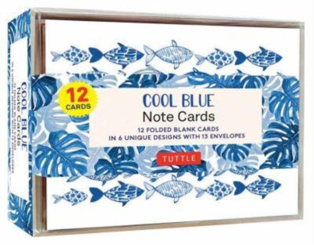 Book cover of: Cool Blue Note Cards - 12 Cards