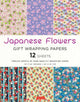 Book cover of: Japanese Flowers Gift Wrapping Papers - 12 sheets. By: Tuttle Tuttle Studio