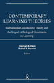 Book cover of: Contemporary Learning Theories