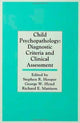 Book cover of: Child Psychopathology