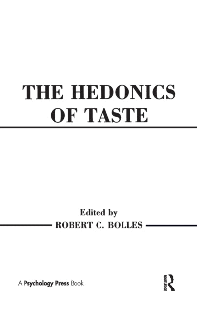 Book cover of: Hedonics of Taste