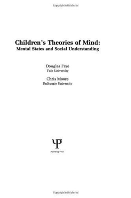 Book cover of: Children's Theories of Mind