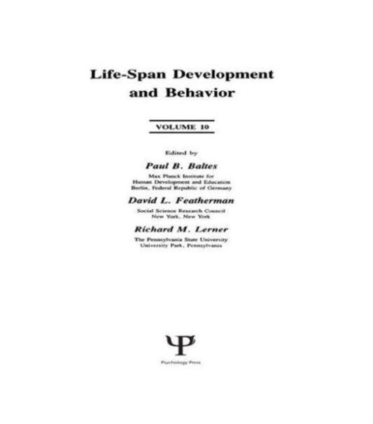 Book cover of: Life-Span Development and Behavior