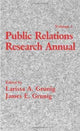 Book cover of: Public Relations Research Annual
