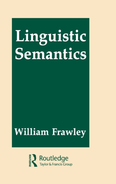 Book cover of: Linguistic Semantics