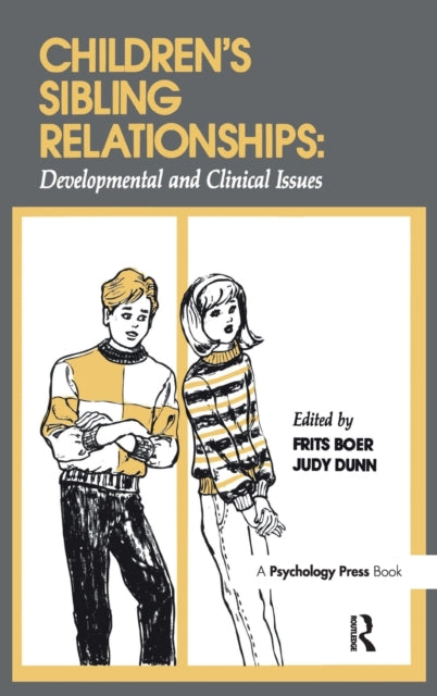 Book cover of: Children's Sibling Relationships. By: Frits BOER