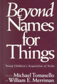 Book cover of: Beyond Names for Things