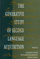Book cover of: Generative Study of Second Language Acquisition