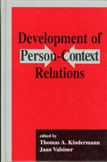 Book cover of: Development of Person-context Relations