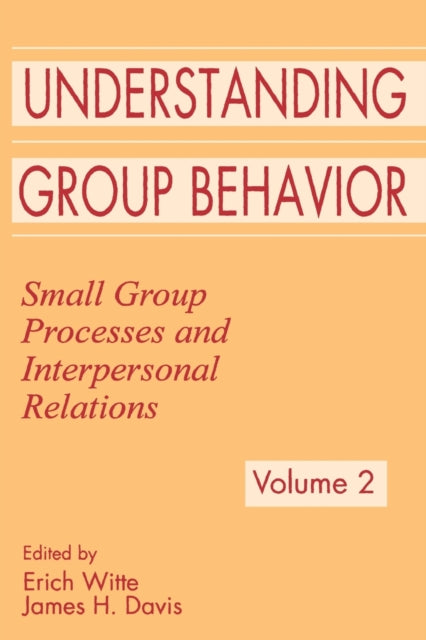 Book cover of: Understanding Group Behavior