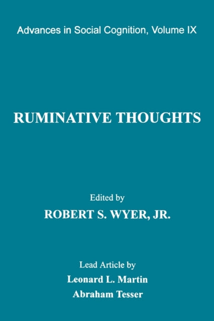 Book cover of: Ruminative Thoughts. By: Jr., Robert S. Wyer