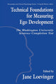 Book cover of: Technical Foundations for Measuring Ego Development. By: Le Xuan Hy