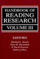 Book cover of: Handbook of Reading Research, Volume III