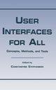 Book cover of: User Interfaces for All. By: Constantine Stephanidis