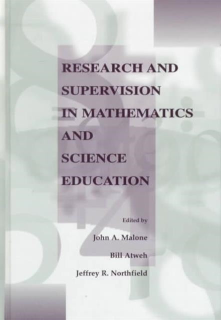 Book cover of: Research and Supervision in Mathematics and Science Education