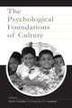 Book cover of: Psychological Foundations of Culture