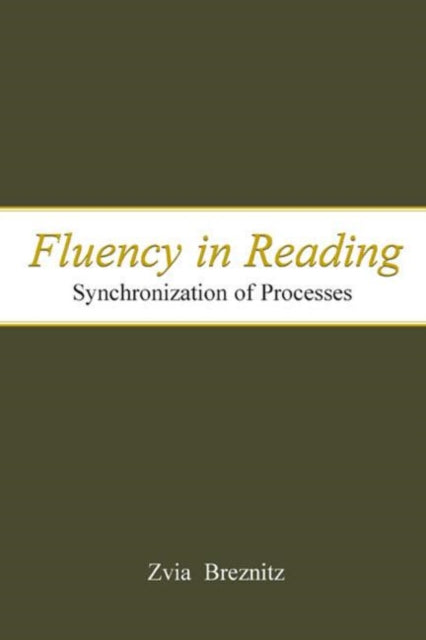Book cover of: Fluency in Reading. By: Zvia Breznitz