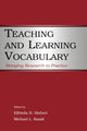 Book cover of: Teaching and Learning Vocabulary