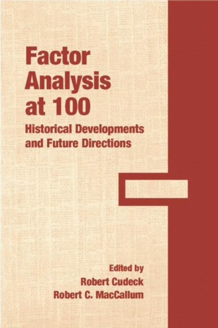 Book cover of: Factor Analysis at 100