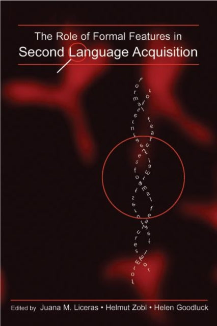 Book cover of: Role of Formal Features in Second Language Acquisition