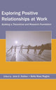 Book cover of: Exploring Positive Relationships at Work