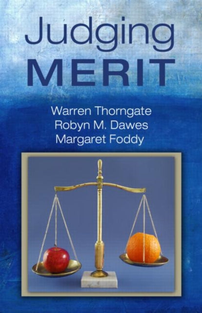 Book cover of: Judging Merit. By: Warren Thorngate