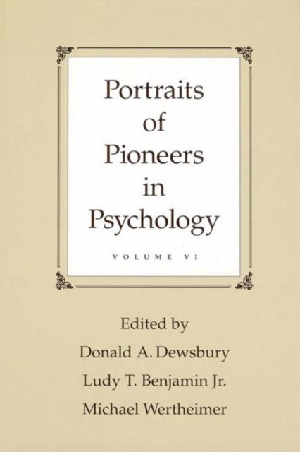Book cover of: Portraits of Pioneers in Psychology