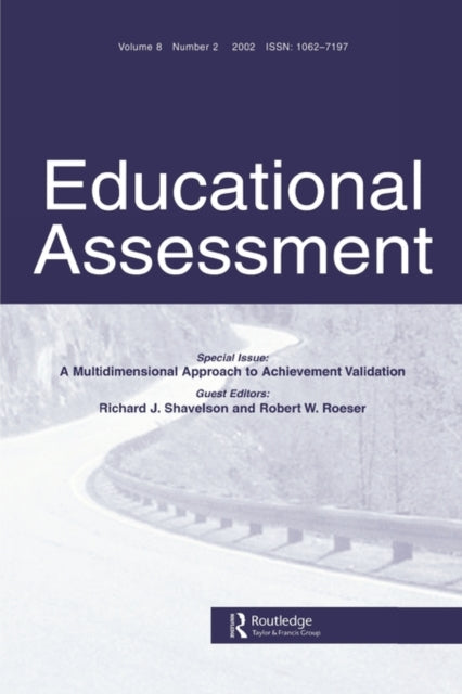 Book cover of: Multidimensional Approach to Achievement Validation