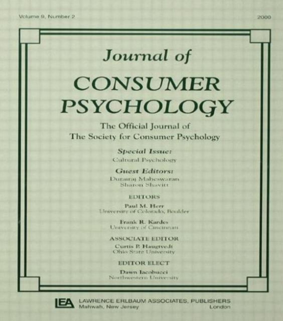 Book cover of: Cultural Psychology