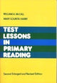 Book cover of: Test Lessons in Primary Reading. By: William A. McCall