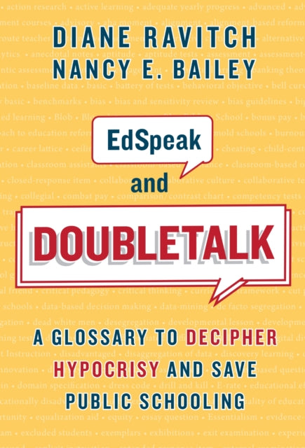 Book cover of: EdSpeak and Doubletalk. By: Diane Ravitch
