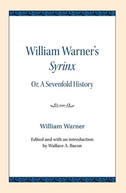 Book cover of: William Warner's Syrinx