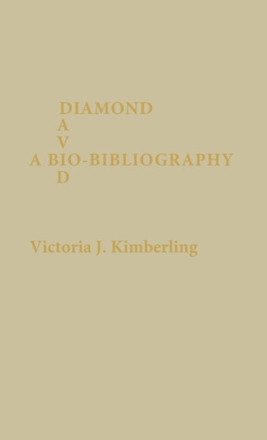 Book cover of: David Diamond. By: Victoria J. Kimberling
