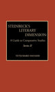 Book cover of: Steinbeck's Literary Dimension. By: Tetsumaro Hayashi