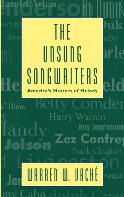 Book cover of: Unsung Songwriters