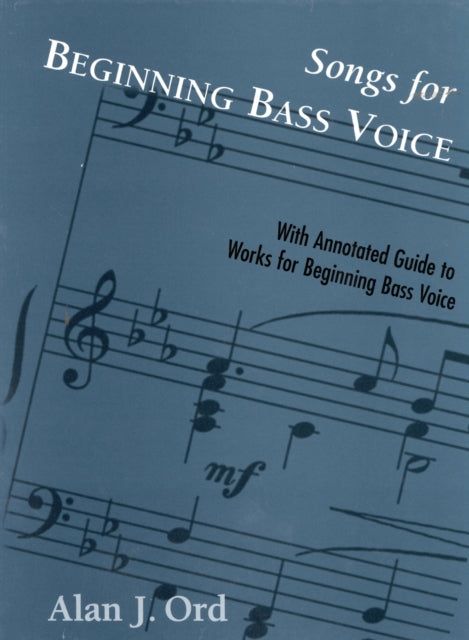 Book cover of: Songs for Beginning Bass Voice