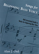 Book cover of: Songs for Beginning Bass Voice
