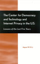 Book cover of: Center for Democracy and Technology and Internet Privacy in the U.S.. By: Joyce H-S Li
