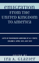 Book cover of: Emigration from the United Kingdom to America