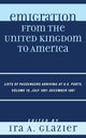 Book cover of: Emigration from the United Kingdom to America. By: Ira A. Glazier