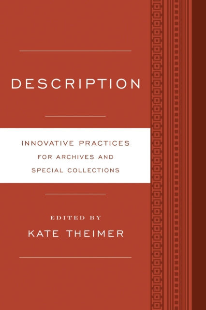 Book cover of: Description. By: Kate Theimer