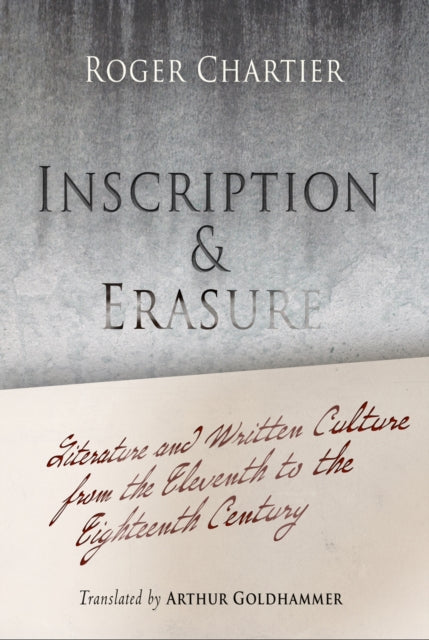 Book cover of: Inscription and Erasure