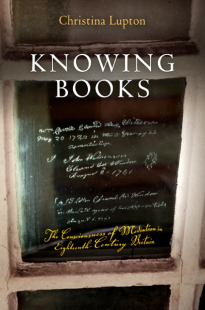 Book cover of: Knowing Books. By: Christina Lupton