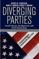 Book cover of: Diverging Parties. By: Jeffrey M. Stonecash