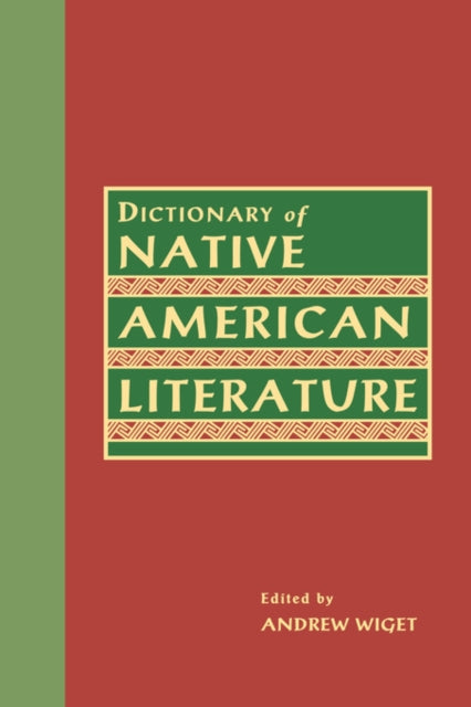 Book cover of: Dictionary of Native American Literature