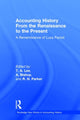 Book cover of: Accounting History from the Renaissance to the Present. By: T. A. Lee